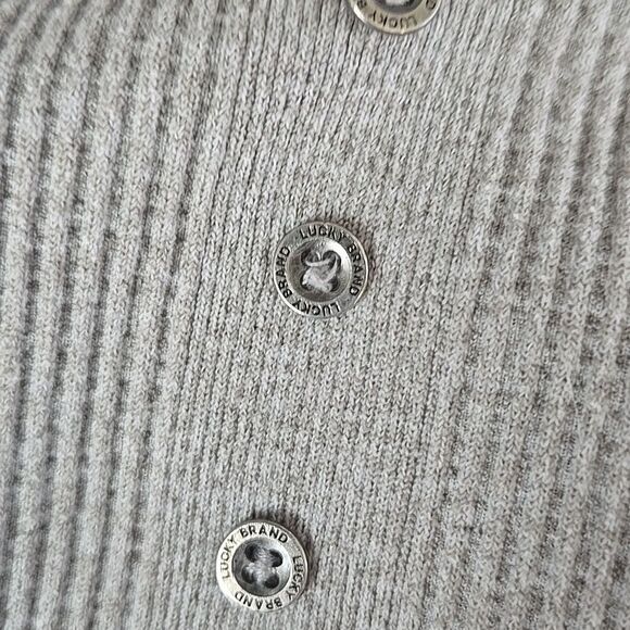 Lucky brand seamless ribbed bralette Light Gray Comfort Womens Slip On Bra - Picture 5 of 16